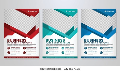 plantilla de volante minimalista con concepto moderno y diseño minimalista para el perfil de negocio y el catálogo de productos