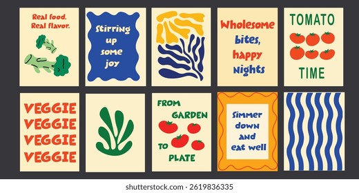 Minimalist food art posters with clean, modern compositions. Perfect wall decor for kitchens, bistros, and cozy cafes. Inspired by contemporary and abstract design.

