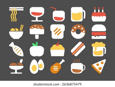 Minimalist Food and Drinks Flat Icon