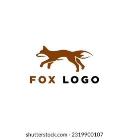 minimalist fox red simple logo design inspiration