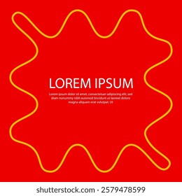 minimalist frame background design element