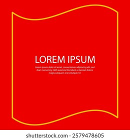 minimalist frame background design element