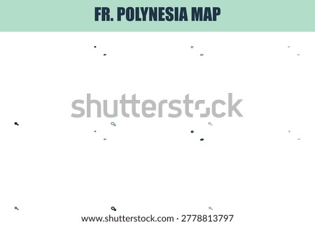 Minimalist French Polynesia map emblems presented in six distinct graphic approaches for travel and geography projects. Versatile for branding.