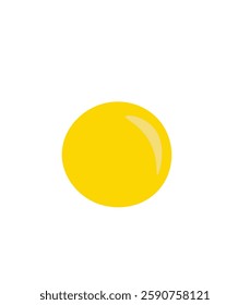Minimalist Fried Egg Cute Illustration