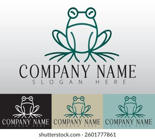 The minimalist frog icon reinvents classic frog symbolism with a sleek and modern approach.
