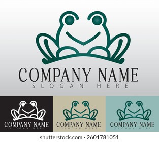 The minimalist frog logo represents adaptability and perfect for growth-driven companies.