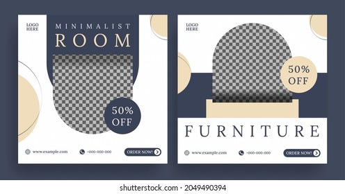 Minimalist Furniture Flyer or Social Media Banner