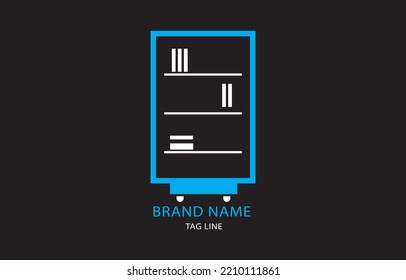 Minimalist furniture logo icon. furniture icon, interior logo
