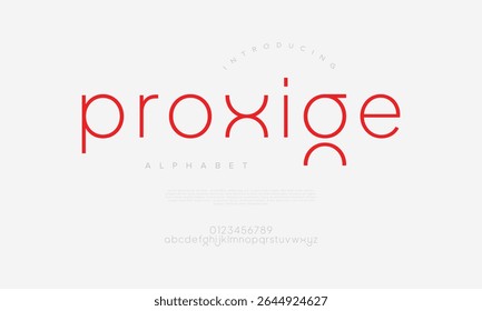 Minimalist and futuristic sans serif font with rounded edges, ideal for tech, UI, and branding