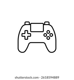 Minimalist Game Controller Icon for Modern Digital Entertainment Design