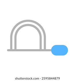 Minimalist Gate Icon with Simple Style Design