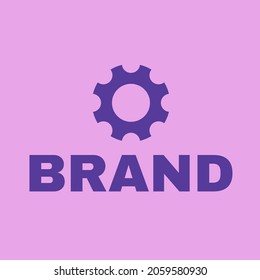 Logotipo de engranaje minimalista - Impresionante logotipo vectorial minimalista de un equipo adecuado para empresas, empresas tecnológicas, logotipo de aplicación, mecánica, negocios industriales, sitio web, marca, identidad de marca y activos de diseño