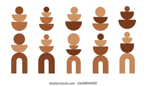 Minimalist Geometric Abstract Art Collection Neutral Tones Home Decor and Decoration Idea