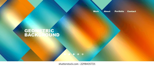 Fondo abstracto geométrico minimalista con gradientes fluidos. Ilustración vectorial para fondo de escritorio, pancarta, fondo, tarjeta, ilustración del libro, página de inicio