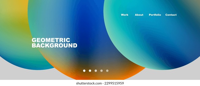 Fondo abstracto geométrico minimalista con gradientes fluidos. Ilustración vectorial para fondo de escritorio, pancarta, fondo, tarjeta, ilustración del libro, página de inicio