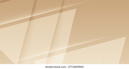 Fondo Abstractas geométrico minimalista con triángulos superpuestos. Gradiente de tono de tierra marrón suave. Traje para el Anuncio, el Web, el folleto, el panfleto y la presentación