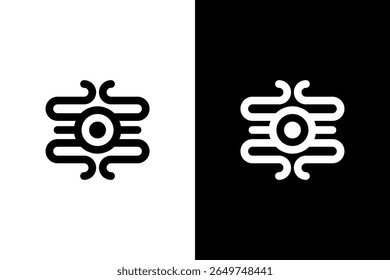 Minimalist Geometric Abstract Design Element