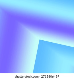 Um abstrato geométrico minimalista com gradientes diagonais de violeta, ciano e azul-claro convergindo em cantos angulares agudos.