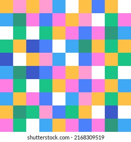 Cartel de arte geométrico minimalista lleno de colores con formas y figuras simples. Resumen de diseño de patrones vectoriales para banners web, branding, fondo de pantalla