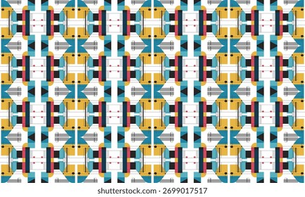Plano de fundo geométrico minimalista em bege e branco