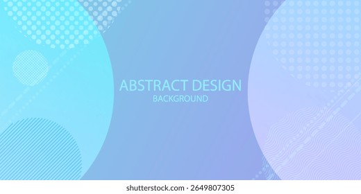 Fondo geométrico minimalista con degradado azul-púrpura, líneas abstractas y círculos. Perfecto para la tecnología, la presentación o el Diseño web.