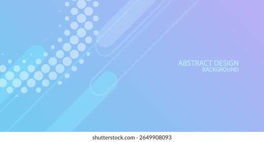 Minimalist geometric background with blue-purple gradient, abstract lines and circles. Perfect for tech, presentation, or web design.