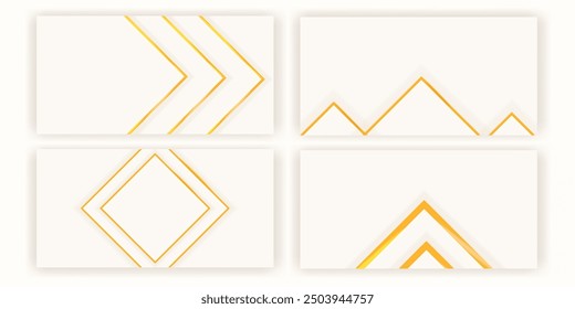 Diseño de fondo geométrico minimalista con líneas amarillas Ideal para presentaciones modernas, gráficos digitales y branding