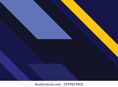 Minimalist geometric background. Dynamic shapes composition. Vector illustration.