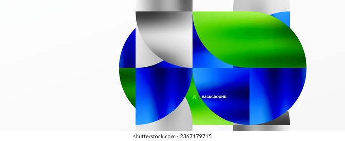 Minimalist geometric background featuring metallic round triangles, delivering sleek and modern visual aesthetic with emphasis on clean, metallic forms for wallpaper, banner, background, landing page