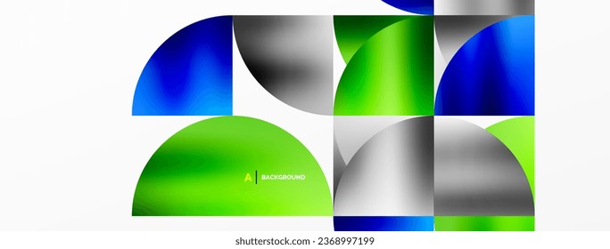 Minimalist geometric background featuring metallic round triangles, delivering sleek and modern visual aesthetic with emphasis on clean, metallic forms for wallpaper, banner, background, landing page