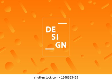 Minimalist geometric background. Trendy gradient shapes composition. Vector Illustration