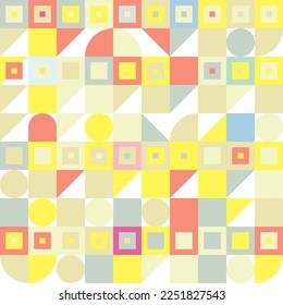 minimalist geometric colorful vector background