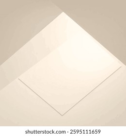 Minimalist Geometric Composition with Light and Shadow