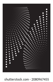 Minimalistisches geometrisches Design-Poster, Vektorvorlage mit primitiven Formen