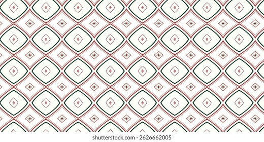 Patrón de diamante geométrico minimalista con curvas suaves