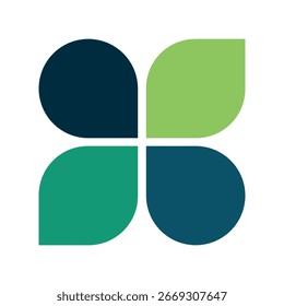 Patrón geométrico minimalista en estilo moderno