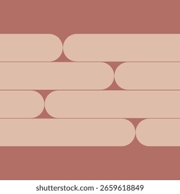 Minimalist Geometric Pattern with Rounded Rectangles