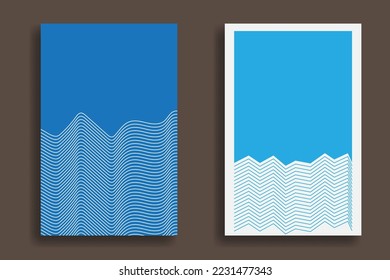 Minimalist geometric poster design. Great for social media, banners etc