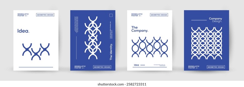 Minimalist Geometric Poster Designs Creative Book Cover Template Abstract Poster Layout. Banner. Flyer. Report Business Presentation. focusing on a clean aesthetic and simple yet impactful composition