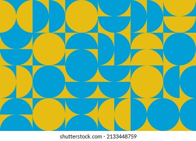 Minimalist geometric poster. Modern composition, brutalist print with simple shapes, forms, minimal pattern swiss style. Vector design