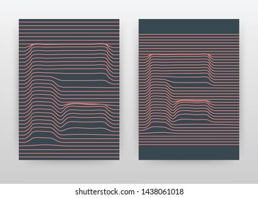 Minimalist geometric red lines business design for annual report, brochure, flyer, poster. Geometric F alphabet background vector illustration for flyer, leaflet, poster. Abstract A4 brochure template