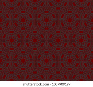 Minimalist geometric seamless background. For digital paper, textile print, page fill. Vector illustration