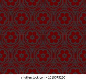 Minimalist geometric seamless background. For digital paper, textile print, page fill. Vector illustration