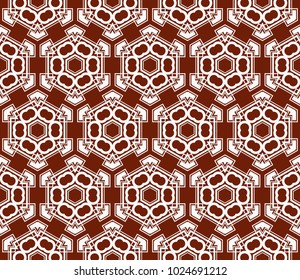 Minimalist geometric seamless background. For digital paper, textile print, page fill. Vector illustration