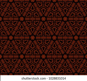 Minimalist geometric seamless background. For digital paper, textile print, page fill. Vector illustration