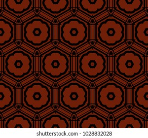 Minimalist geometric seamless background. For digital paper, textile print, page fill. Vector illustration