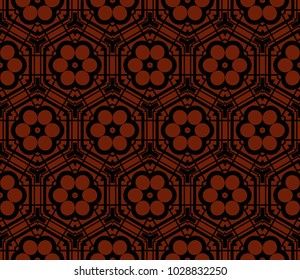 Minimalist geometric seamless background. For digital paper, textile print, page fill. Vector illustration