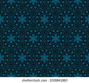 Minimalist geometric seamless background. For digital paper, textile print, page fill. Vector illustration