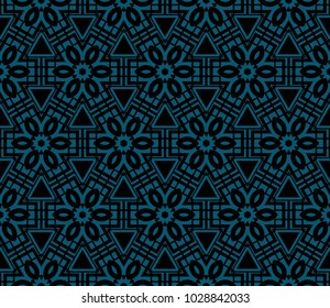 Minimalist geometric seamless background. For digital paper, textile print, page fill. Vector illustration