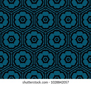 Minimalist geometric seamless background. For digital paper, textile print, page fill. Vector illustration